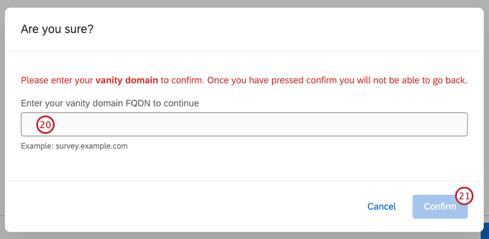 configuring a domain