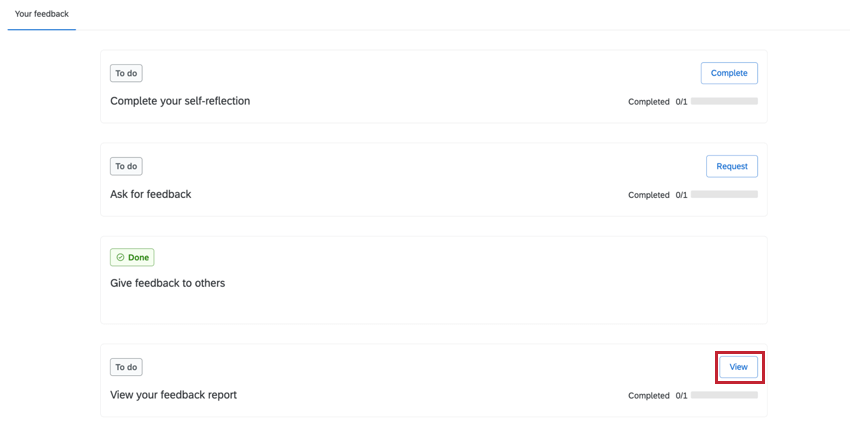 clicking view to view the report
