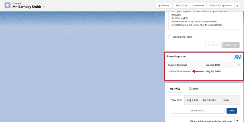 escolher uma resposta pesquisa no aplicativo qualtrics para visualizar