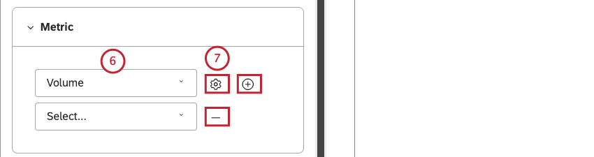Select 1 or several calculations to feature in the report. After you select a calculation, click the gear icon next to it to define additional settings.