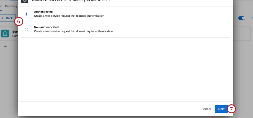 choisir le type dauthentificateur et cliquer sur Suivant