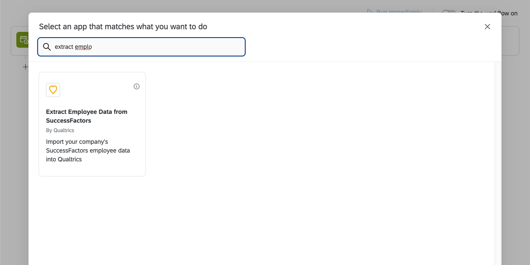 an extract data from successfactors task