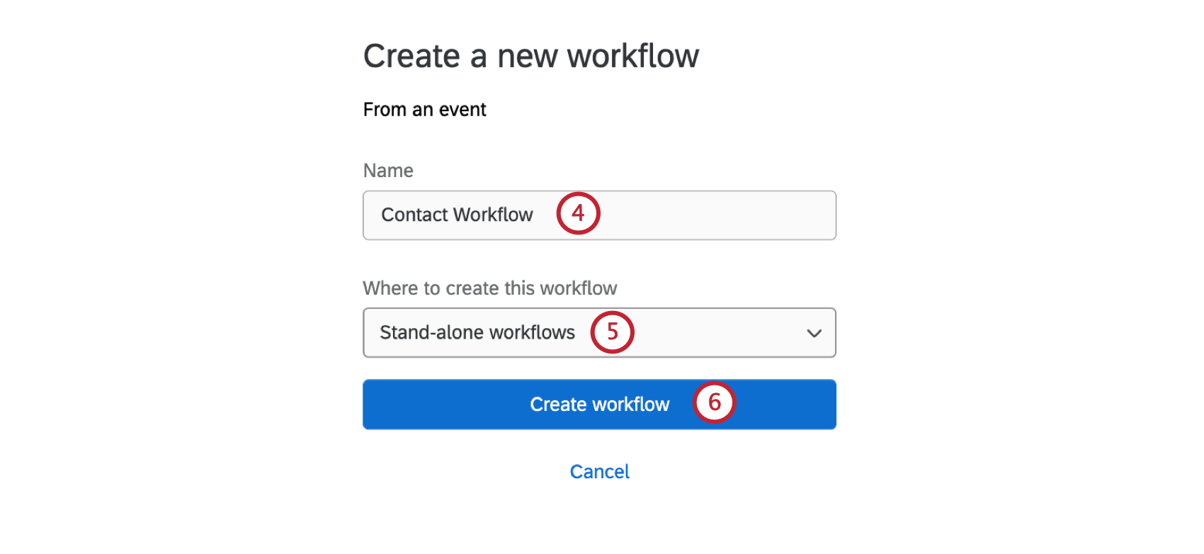 Benennen und Auswählen eines Speicherorts für Ihren Workflow