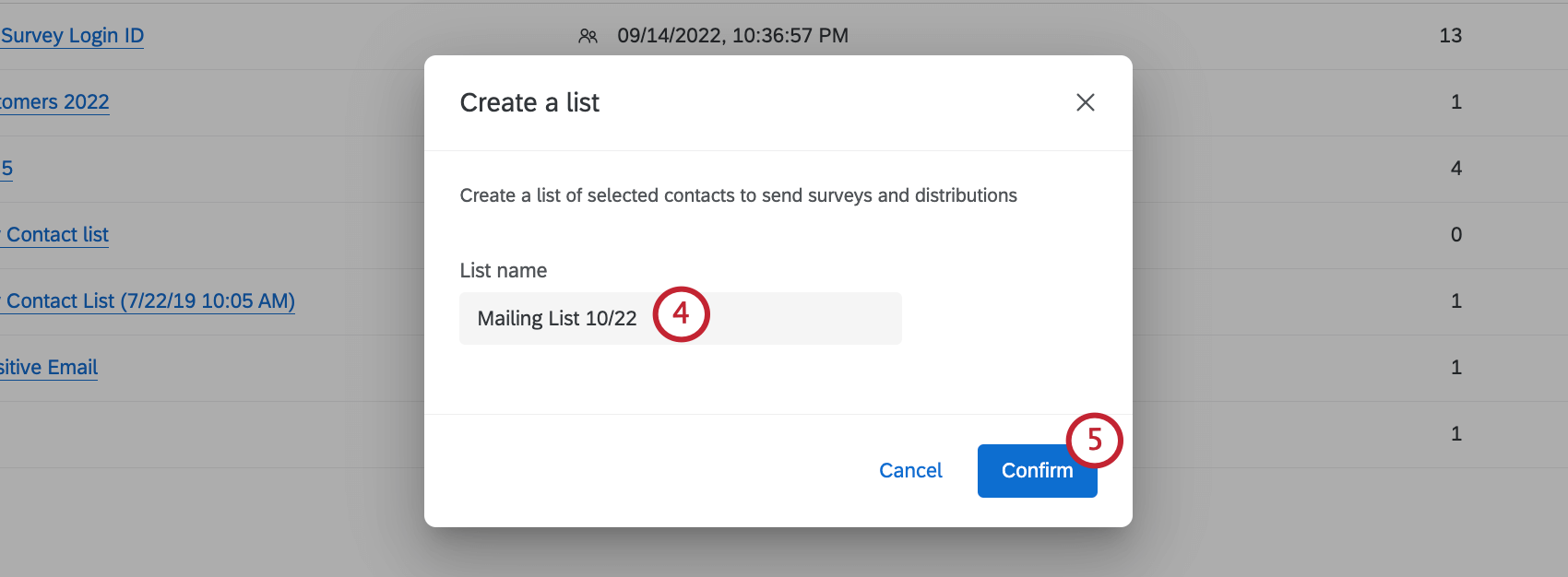 naming a mailing list