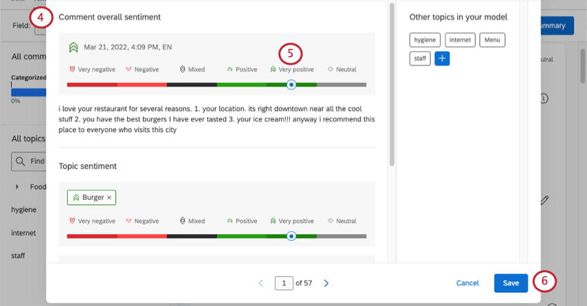 Bearbeiten der Stimmung
