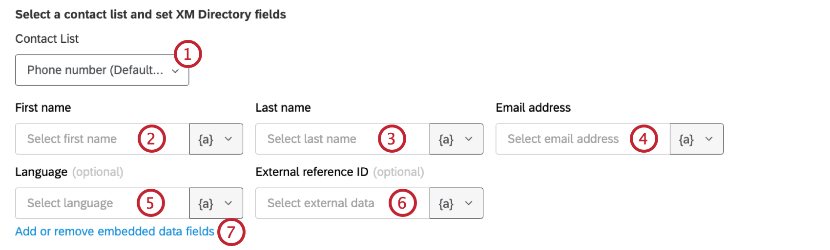 imagen de la tarea del xm directory cuando se selecciona el tipo de distribución individual