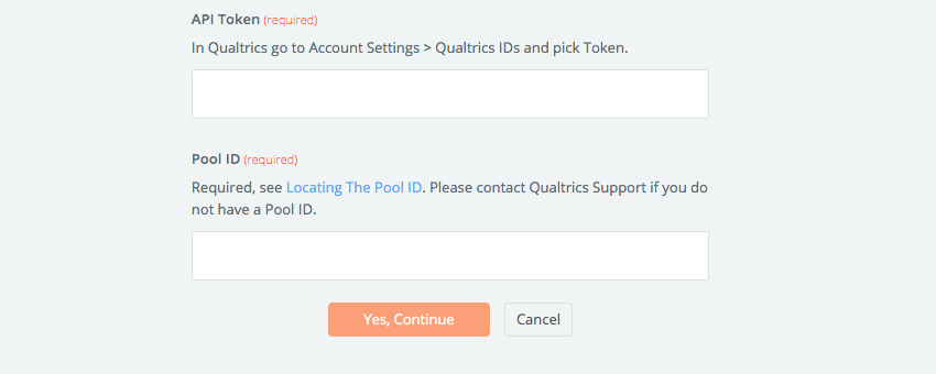 Final fields and peach button to complete form at the bottom