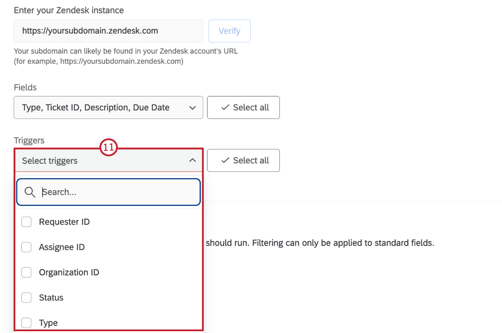 Seleccionar lo que activador la tarea