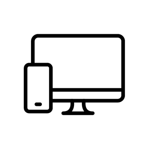 Icon of mobile and desktop screens