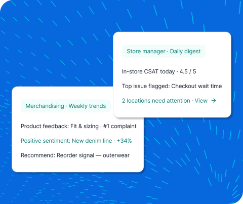 Retail notifications