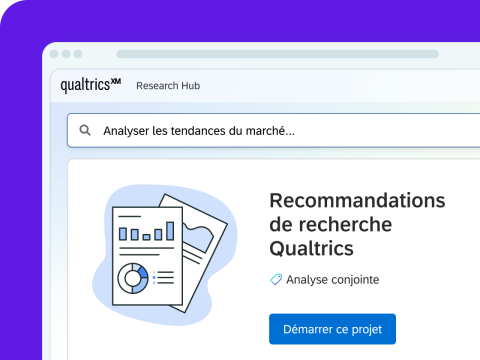 Recommandations de recherche Qualtrics