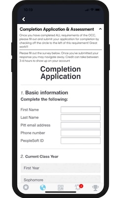 Completion application