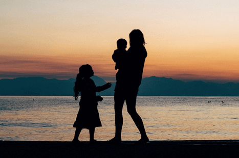 family sunset