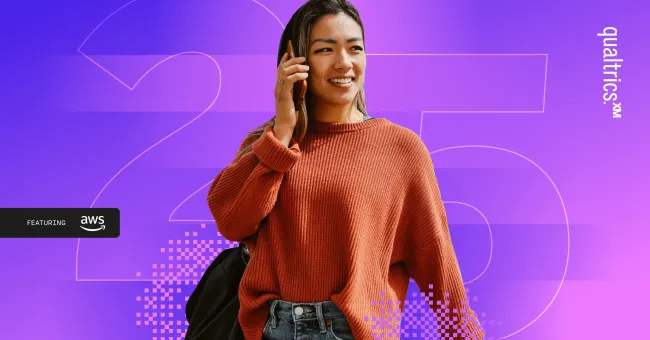 A graphic of a woman making a call on her phone