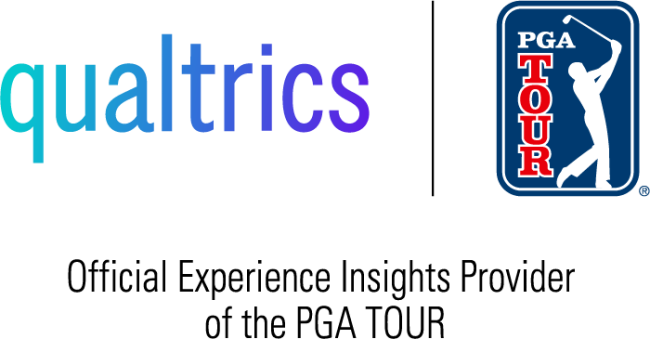 Qualtrics and PGA TOUR logos
