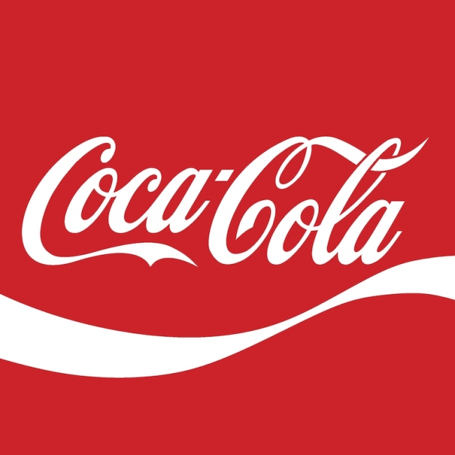 Coca-Cola logo.
