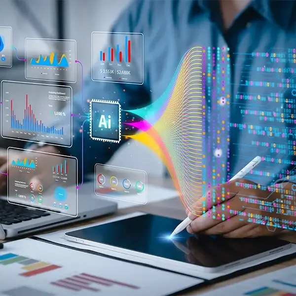 Conceptual image showing AI output.