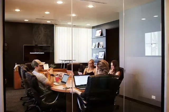 Group of people in meeting room