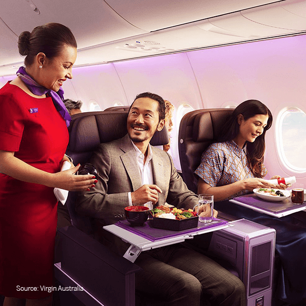 Seats upright, trays stowed: Virgin Australia takes off with customer-led innovation