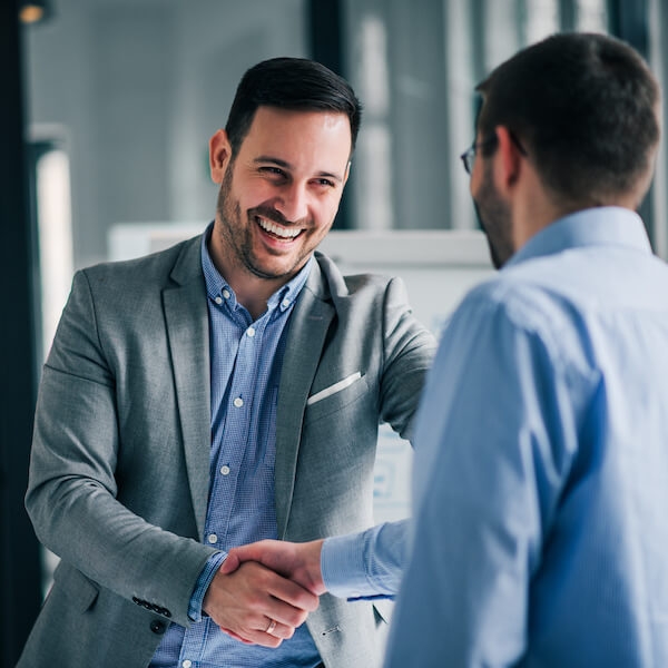 Customer Value - Customers shaking hands
