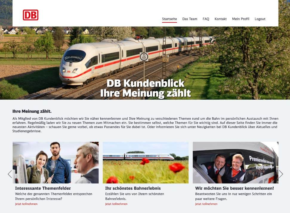 DB home page