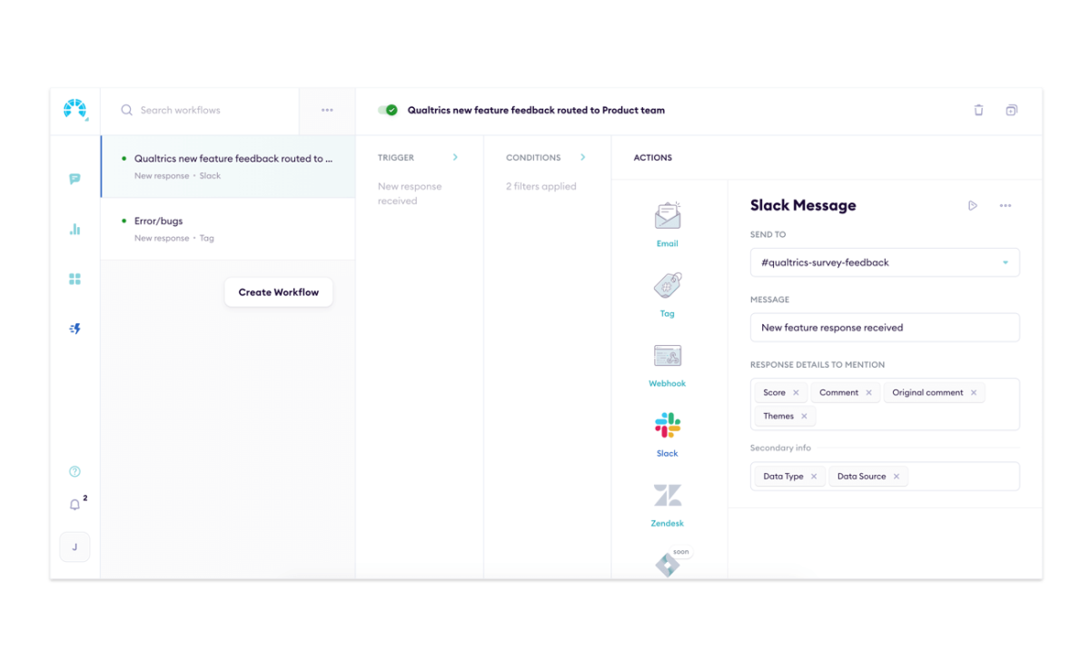 Details tab - workflows