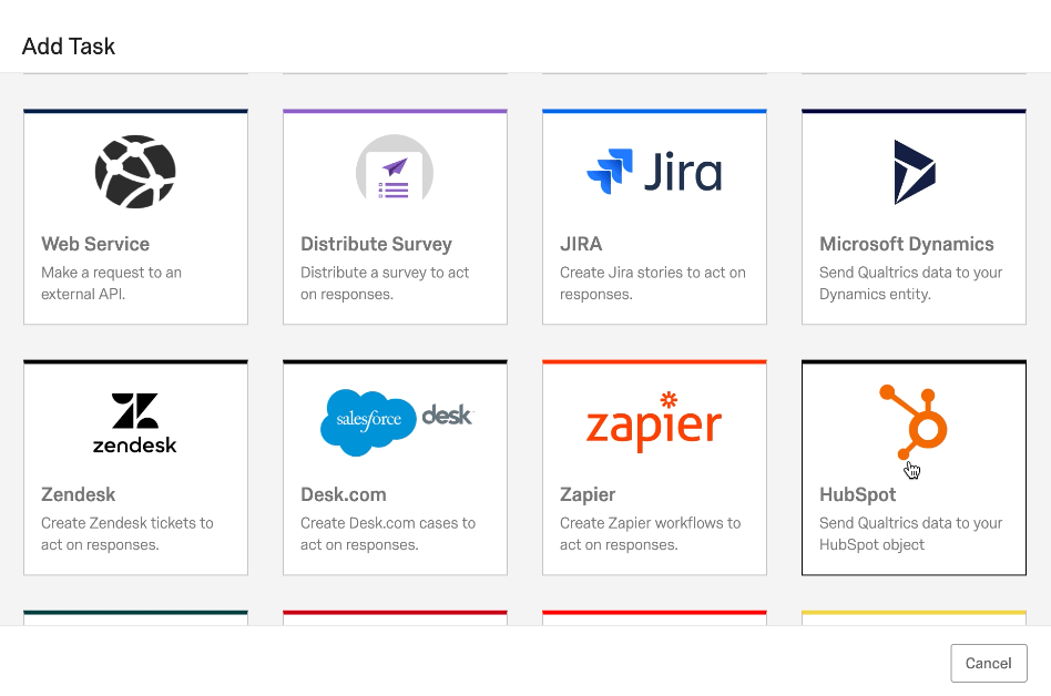 Hubstop actions Zapier