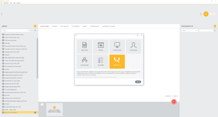 iMotions and Qualtrics