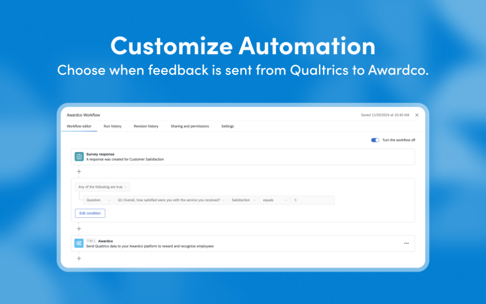Customize automation