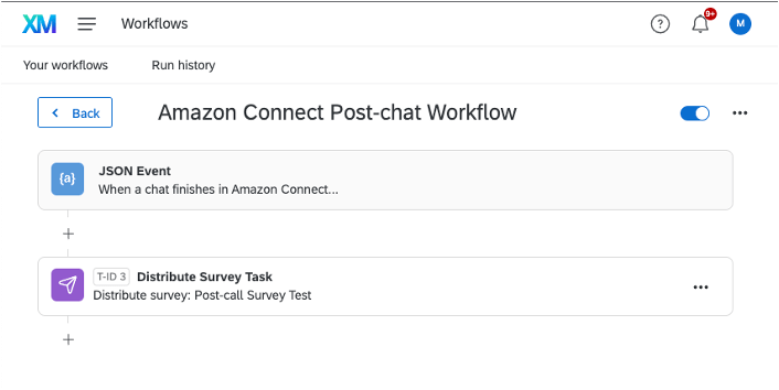 Amazon Connect Post-chat Workflow