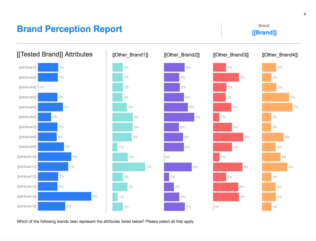 Brand perception report