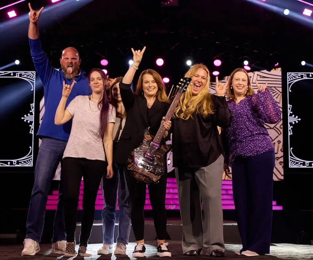 Community Health Network winning the Breakthrough Artist Award