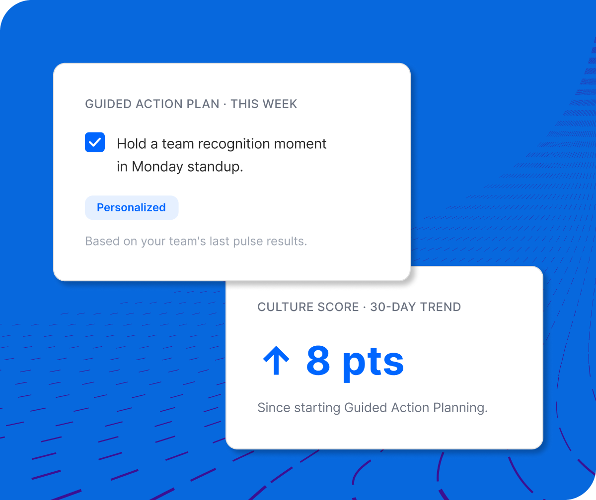 Guided action plan for employee development