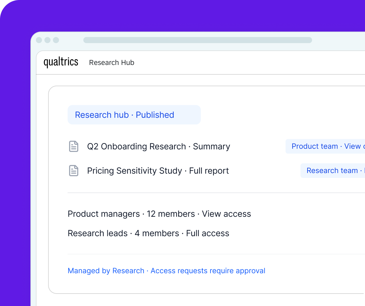 Research hub summary