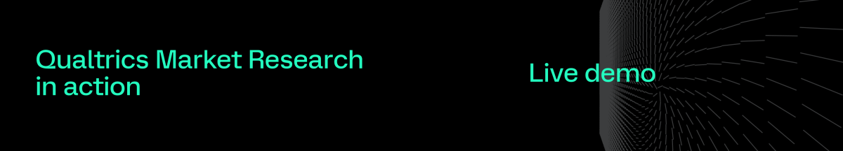 Qualtrics market research in action