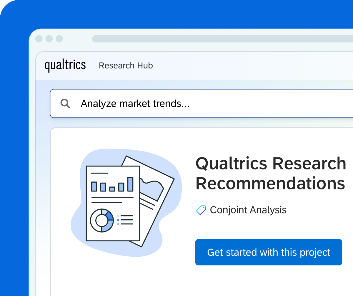 Analyze market trends with the research hub