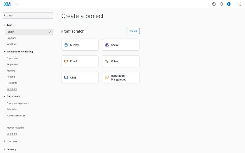Create a project