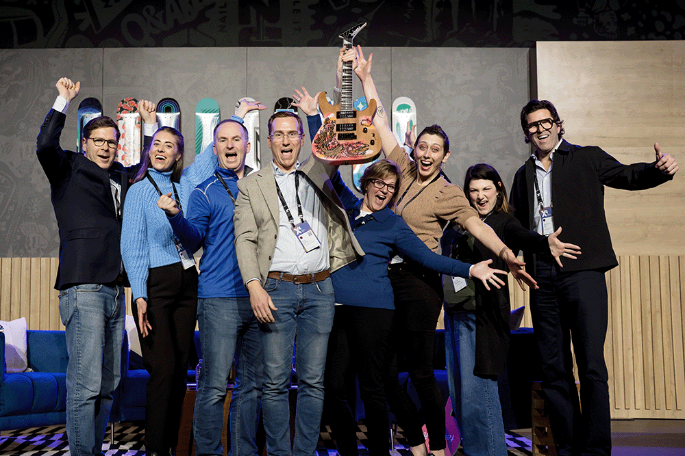 Intermountain Health accepting their award