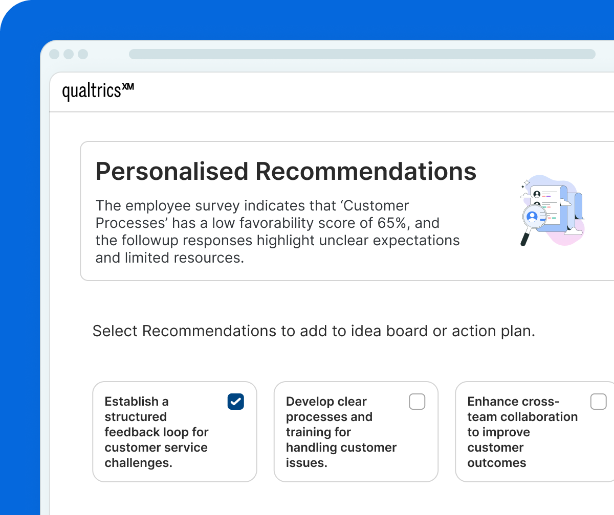 Personalised recommendations