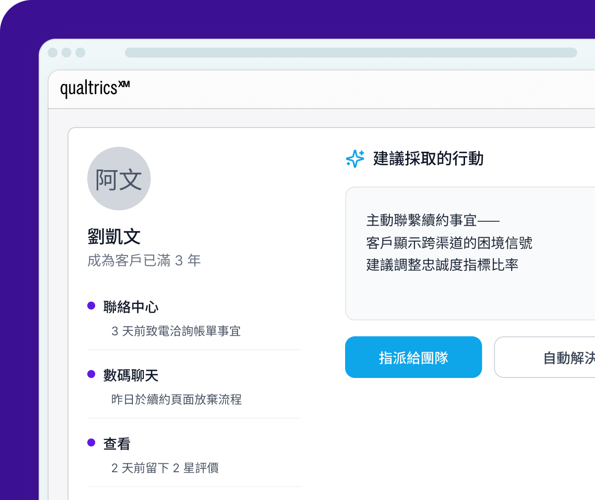 高風險警示：資深分析師蔡安臣，調查回應率 ↓40%、參與度分數 ↓18 分，第 8 週出現摩擦。建議行動：安排定期檢視。