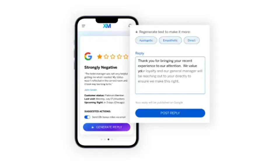 nlp example analyzing a google review