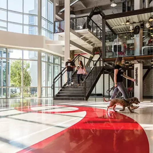 A picture of Qualtrics headquarters in Provo, Utah.
