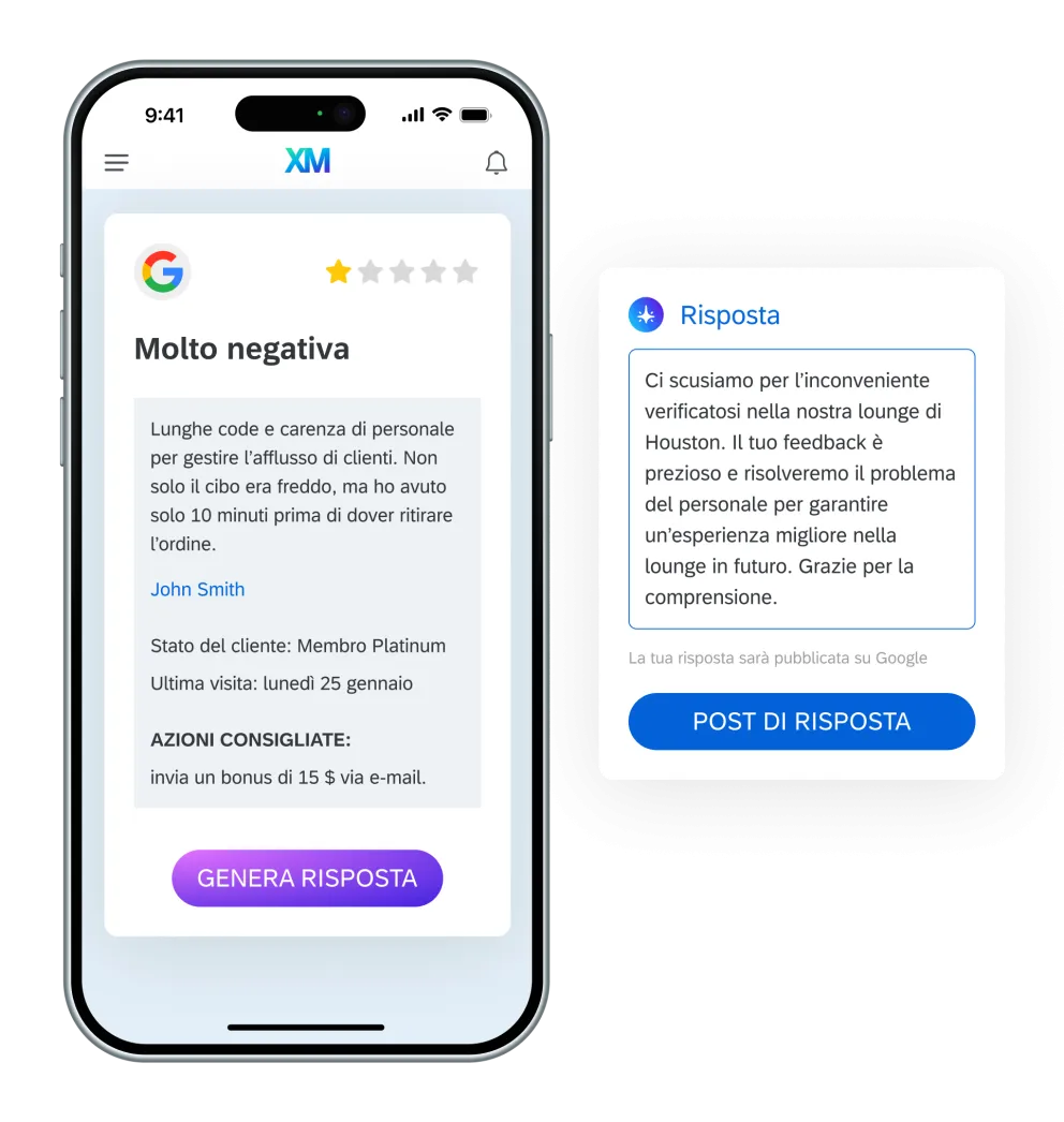 Recupero proattivo del servizio