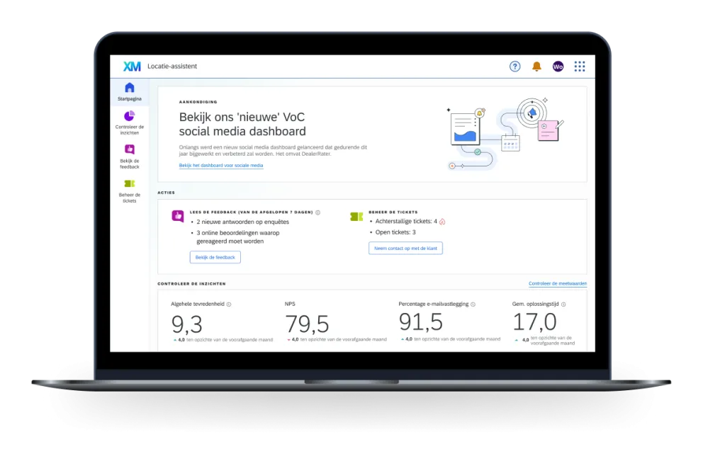 Locatiespecifieke feedback