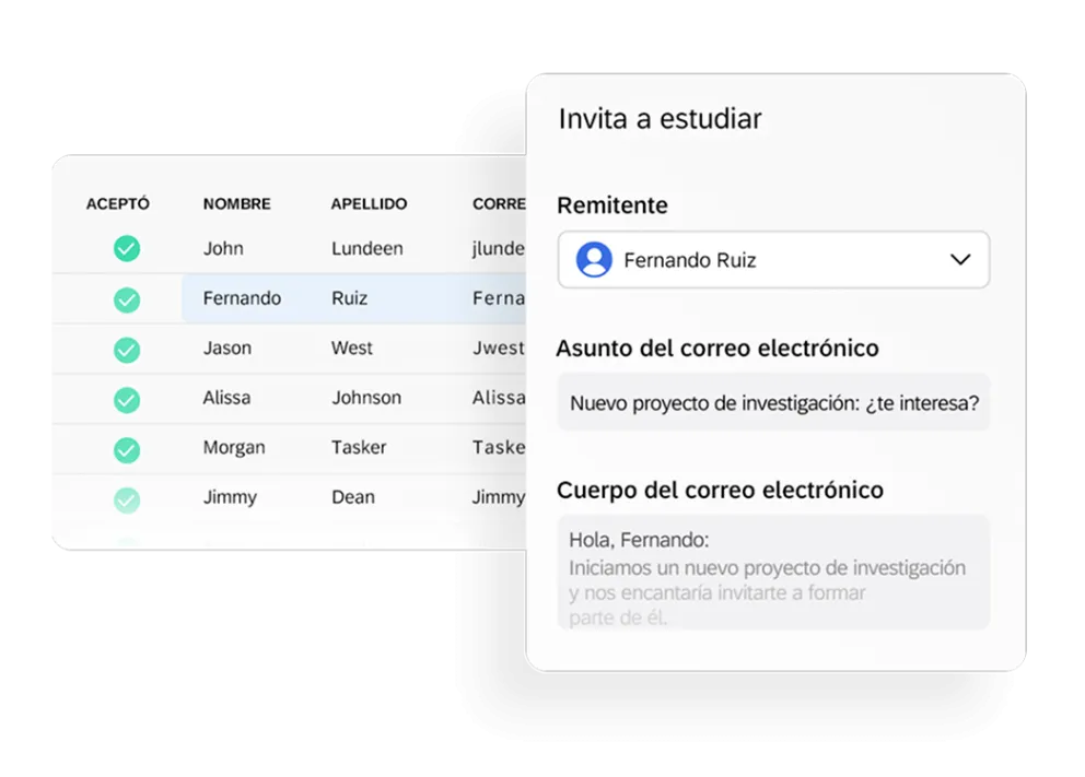 Crea y gestiona tus propios paneles de investigación de clientes