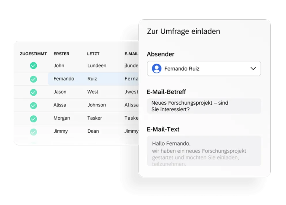 Erstellen und verwalten Sie Ihre eigenen Panels für die Kundenforschung