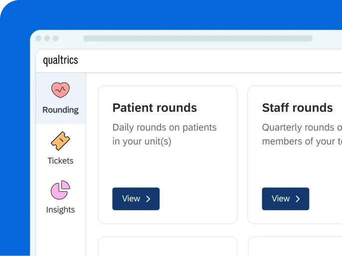 patient/staff rounds