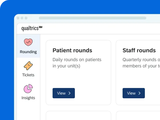 Patient experience dashboard