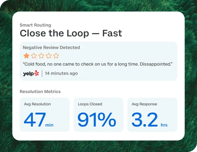 Smart routing to close the loop fast