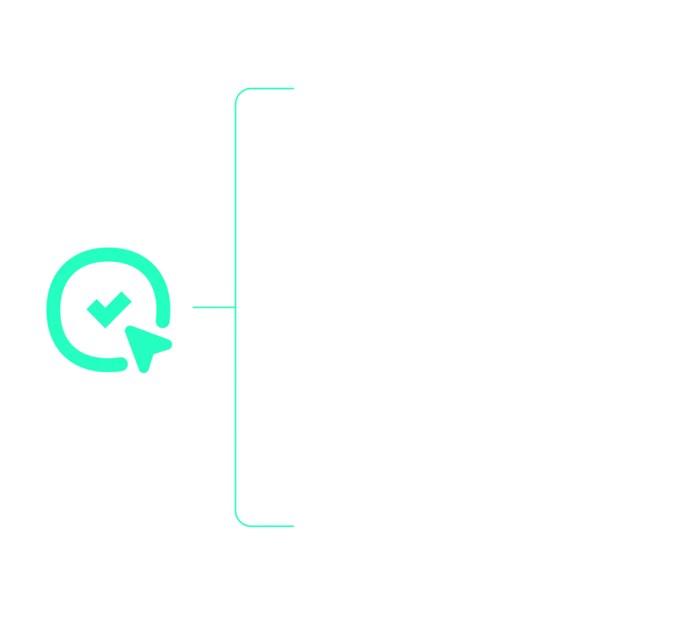 Logos of Forsta, RioSEO, InMoment, Wootric, Lexalytics and ReviewTrackers converging toward a green checkmark